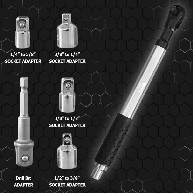 📢📢40% OFF !! ⏰Extendable Ratchet Wrench for Power Drills