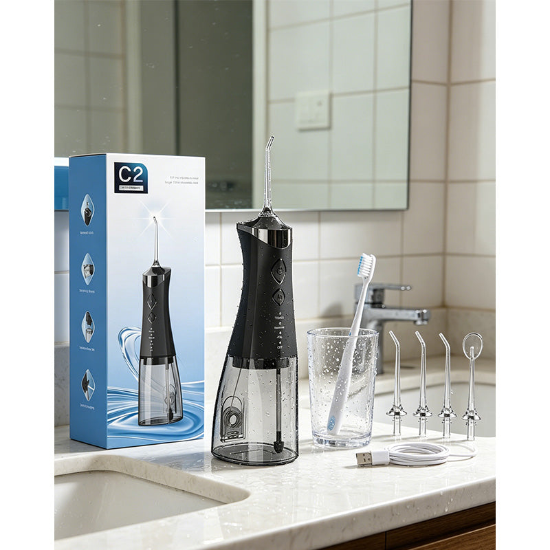 📢📢40% OFF !! ⏰Cordless Water Flosser for Teeth
