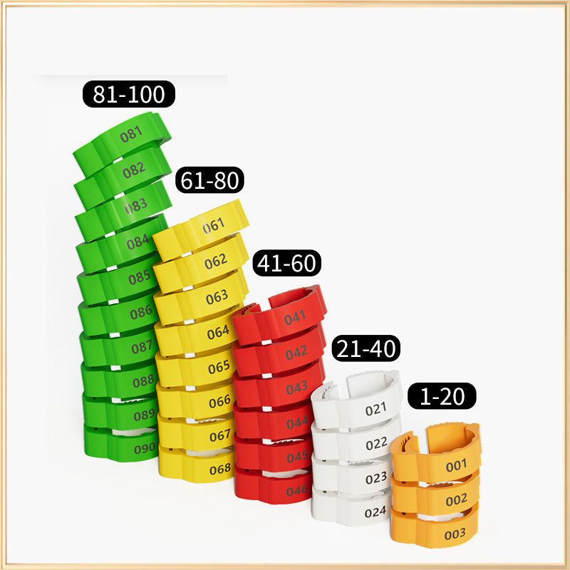 📢📢50% OFF !! ⏰Adjustable Snap-On Poultry Leg Bands