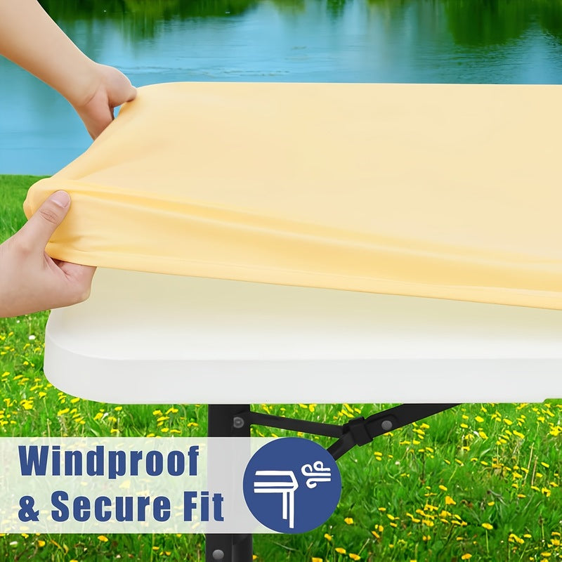 📢📢50% OFF !! ⏰Fitted Spandex Table Cover for Rectangular & Square Tables