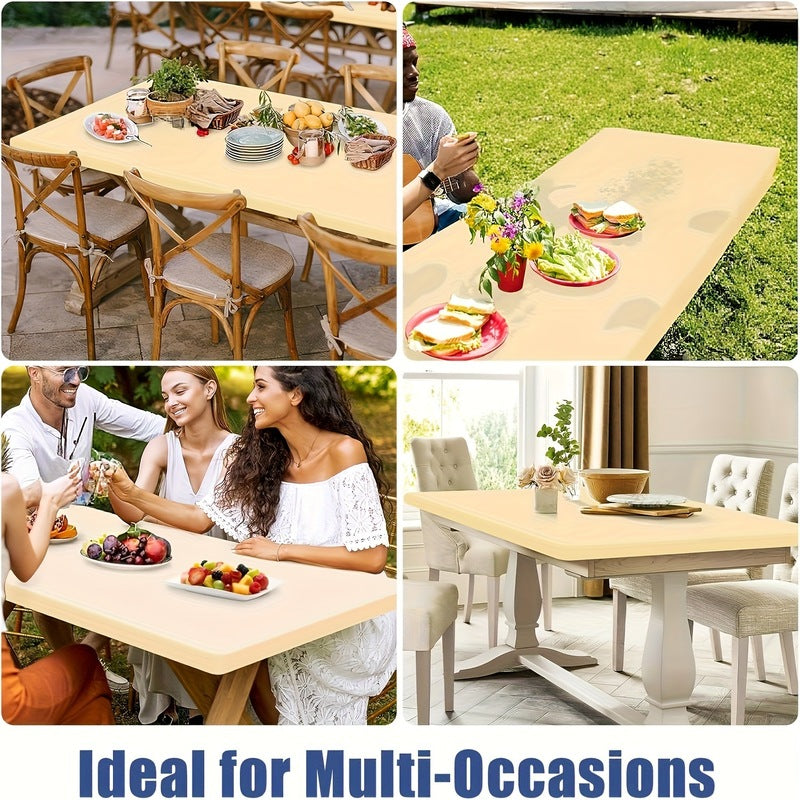 📢📢50% OFF !! ⏰Fitted Spandex Table Cover for Rectangular & Square Tables