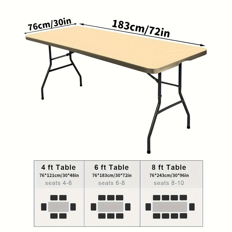 📢📢50% OFF !! ⏰Fitted Spandex Table Cover for Rectangular & Square Tables