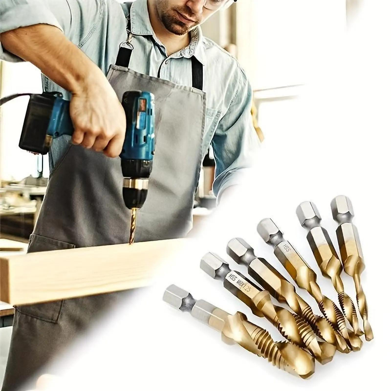 📢📢50% OFF !! ⏰6PCS Multipurpose Compound Spiral Tap Set