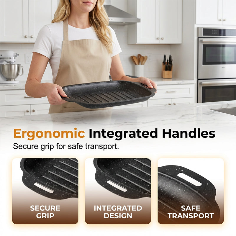 📢📢50% OFF !! ⏰Versatile Medical Stone Non-Stick Grill Pan