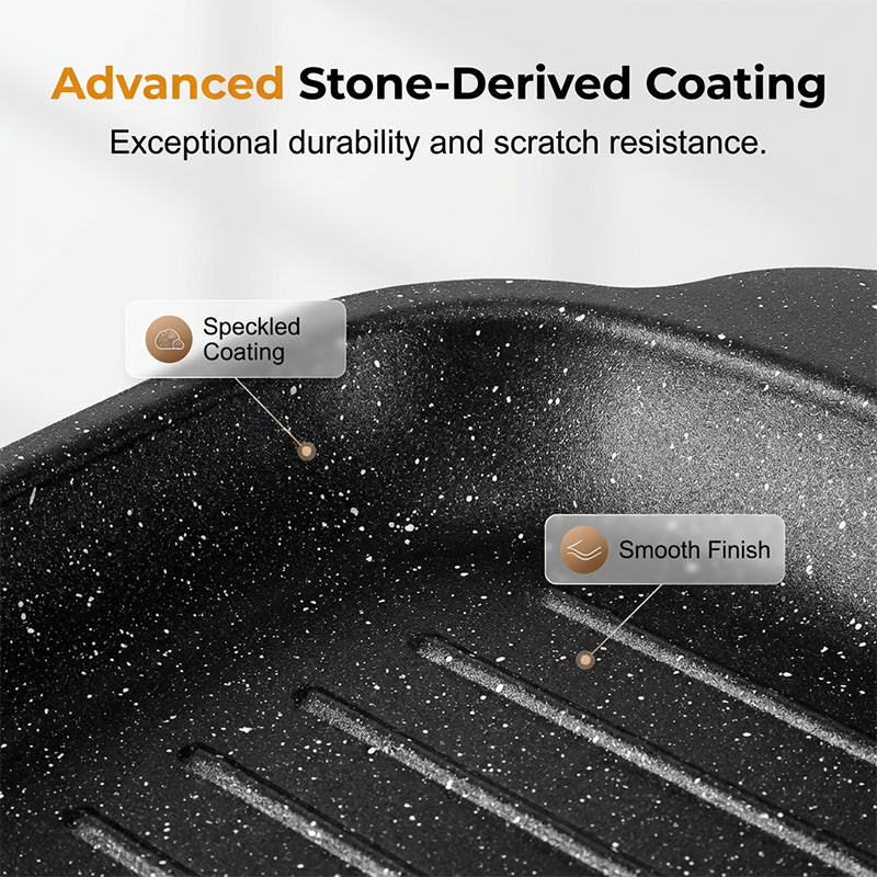 📢📢50% OFF !! ⏰Versatile Medical Stone Non-Stick Grill Pan
