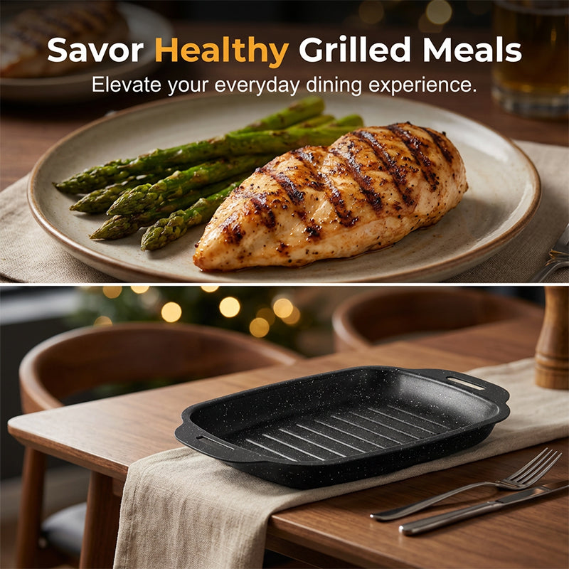 📢📢50% OFF !! ⏰Versatile Medical Stone Non-Stick Grill Pan