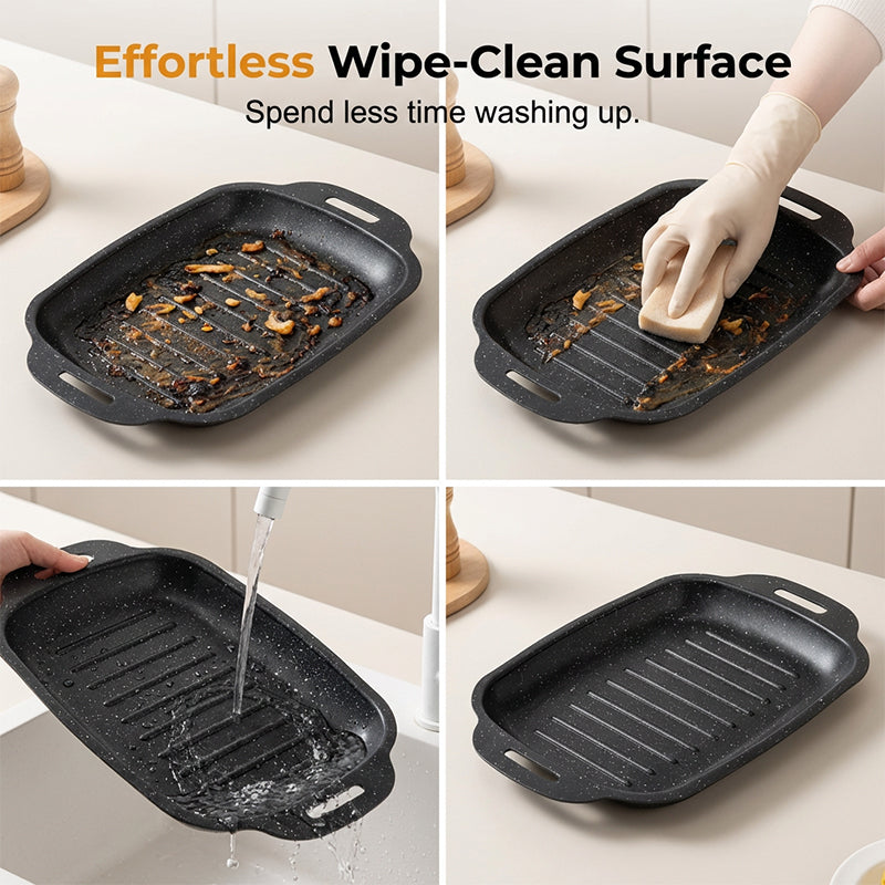 📢📢50% OFF !! ⏰Versatile Medical Stone Non-Stick Grill Pan