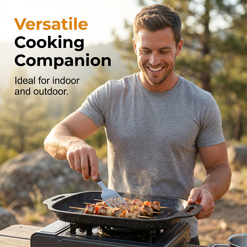 📢📢50% OFF !! ⏰Versatile Medical Stone Non-Stick Grill Pan
