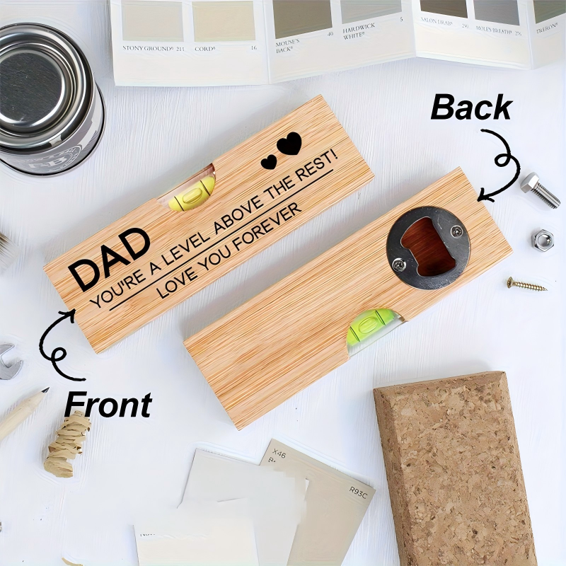 📢📢BUY 1 GET 1 FREE !!⏰2-in-1 Spirit Level & Bottle Opener for Dad