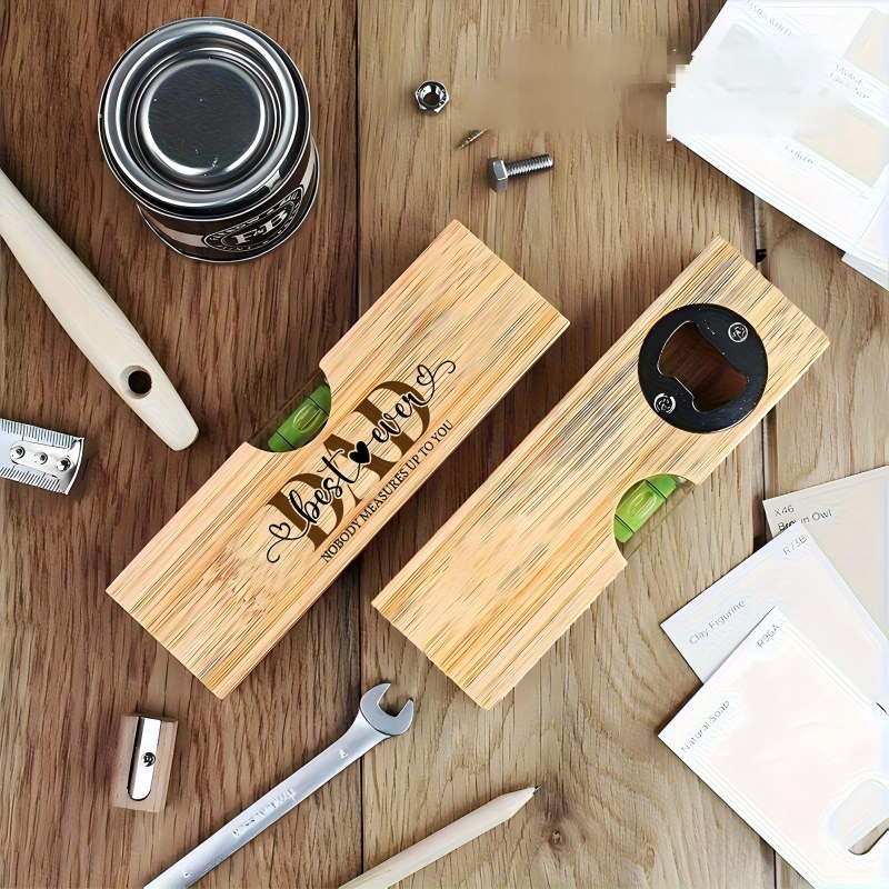 📢📢BUY 1 GET 1 FREE !!⏰2-in-1 Spirit Level & Bottle Opener for Dad