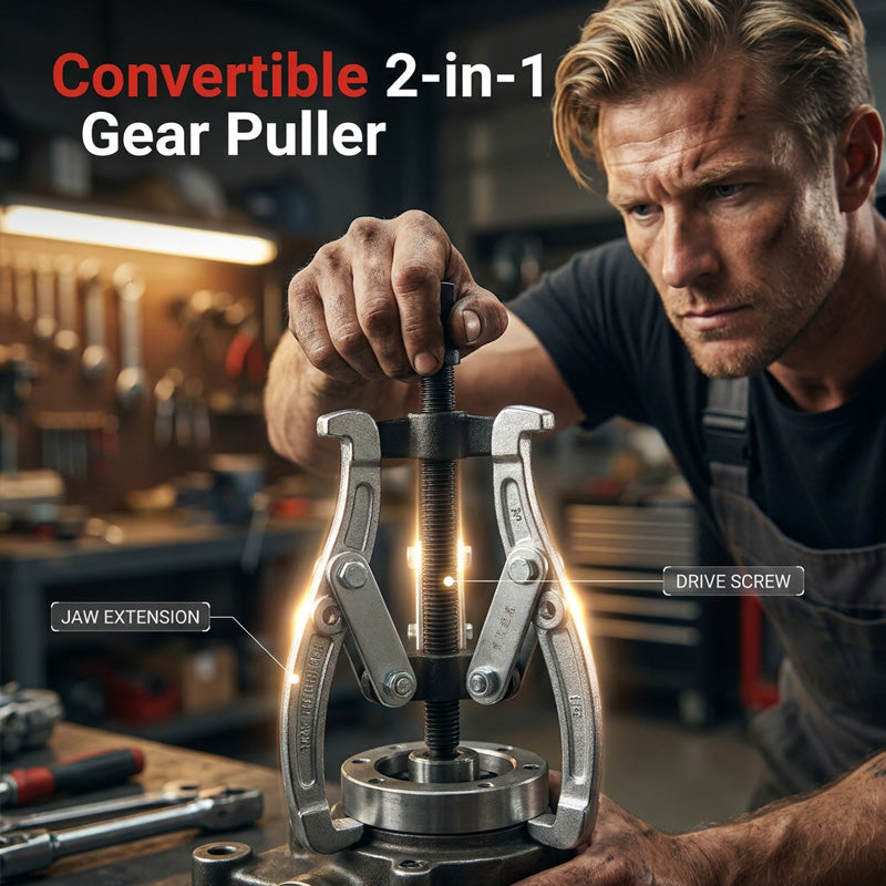 📢📢50% OFF !! ⏰Convertible 2 & 3 Carbon Steel Gear Puller