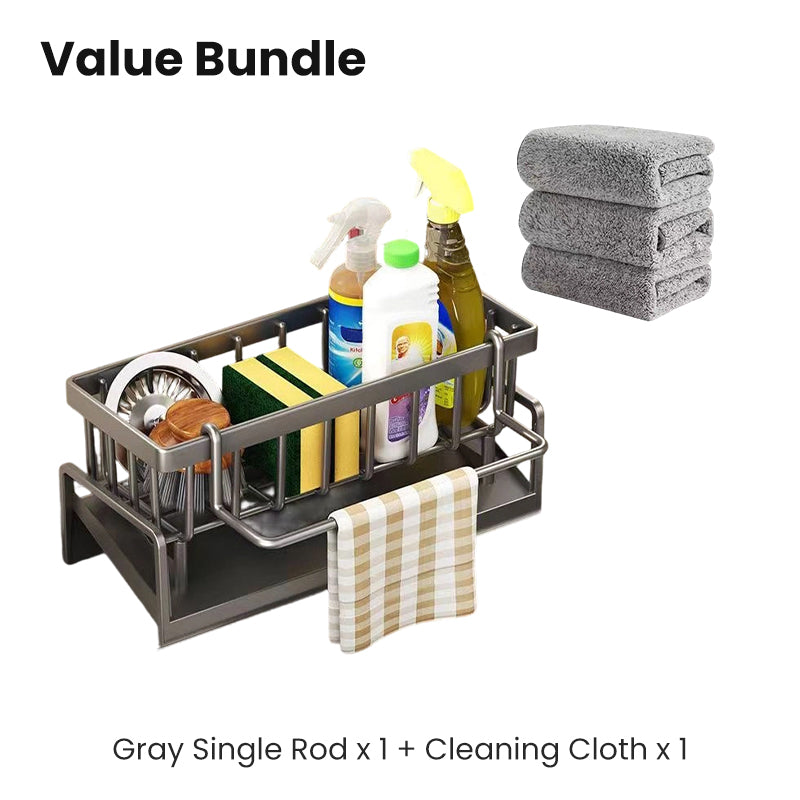 📢📢50% OFF !! ⏰Multifunctional Sink Drain Rack for Kitchen Organization