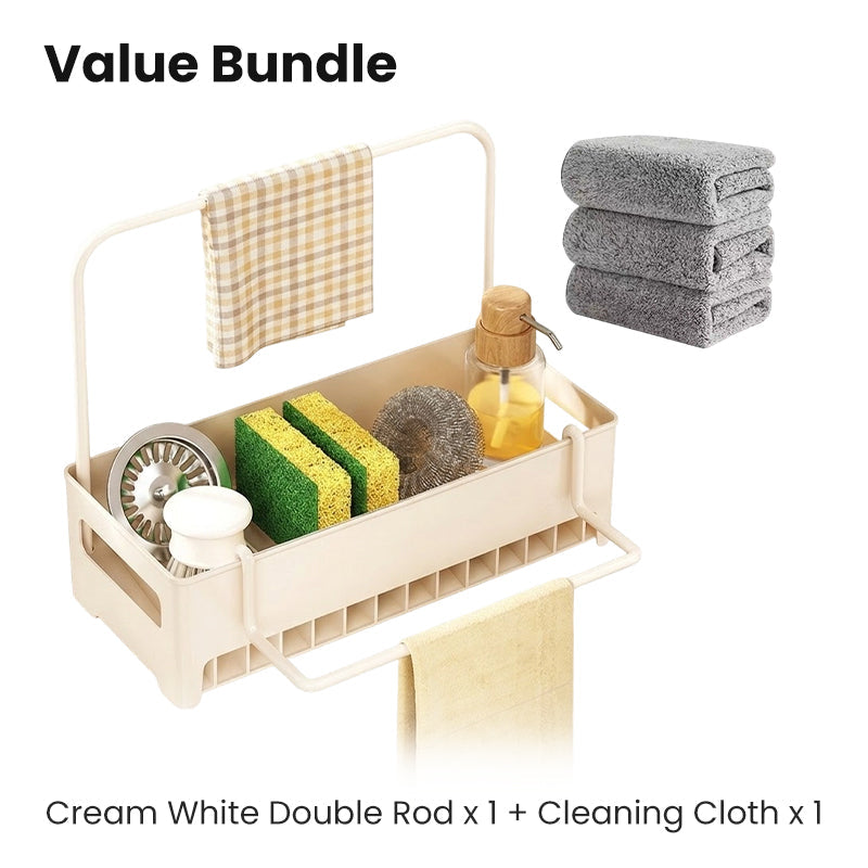 📢📢50% OFF !! ⏰Multifunctional Sink Drain Rack for Kitchen Organization