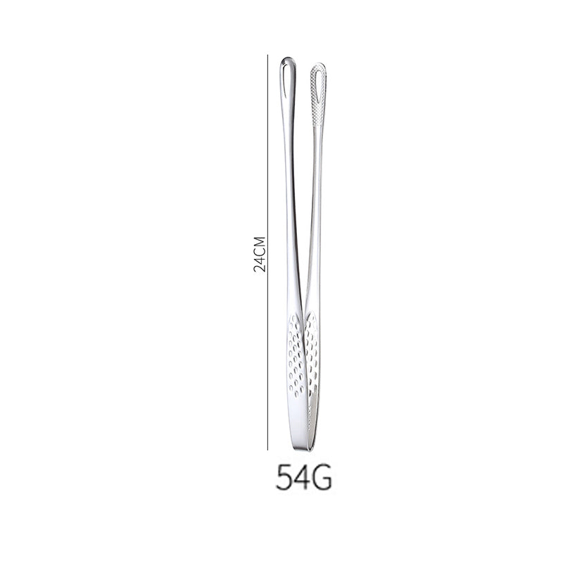 📢📢50% OFF !! ⏰28cm Super Long Stainless Steel Grill Tongs