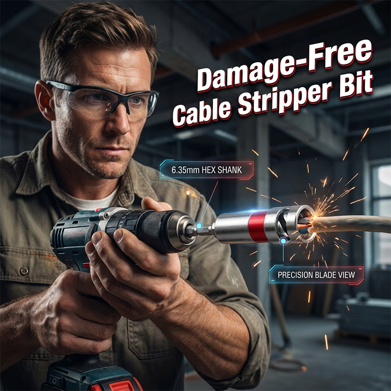 📢📢50% OFF !! ⏰Damage-Free Cable Stripper Bit