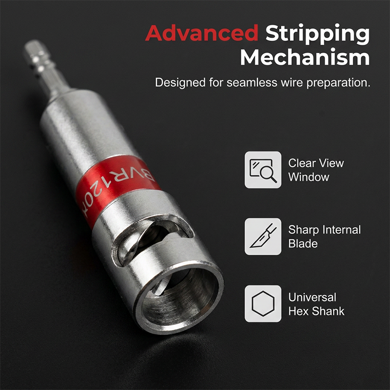 📢📢50% OFF !! ⏰Damage-Free Cable Stripper Bit