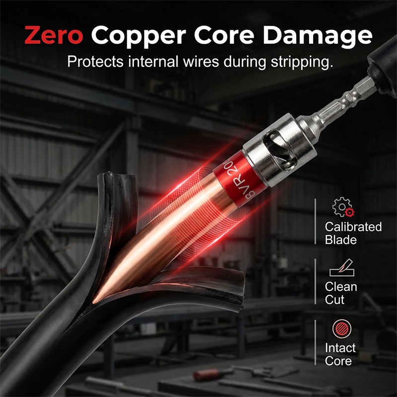 📢📢50% OFF !! ⏰Damage-Free Cable Stripper Bit