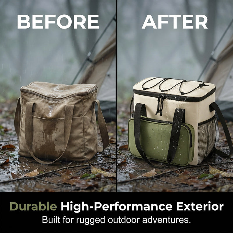 📢📢50% OFF !! ⏰Large Capacity Insulated Cooler Bag for Picnics & Outdoors