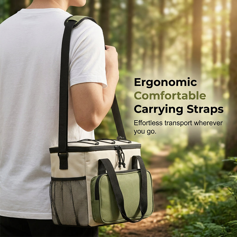 📢📢50% OFF !! ⏰Large Capacity Insulated Cooler Bag for Picnics & Outdoors