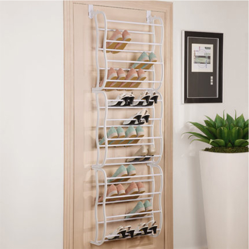 📢📢50% OFF !! ⏰ Over-the-Door Shoe Rack Organizer – 24 pockets & tool-free install – Fits standard doors, holds up to 24 pairs – perfect for entryway or closet 🚪✨