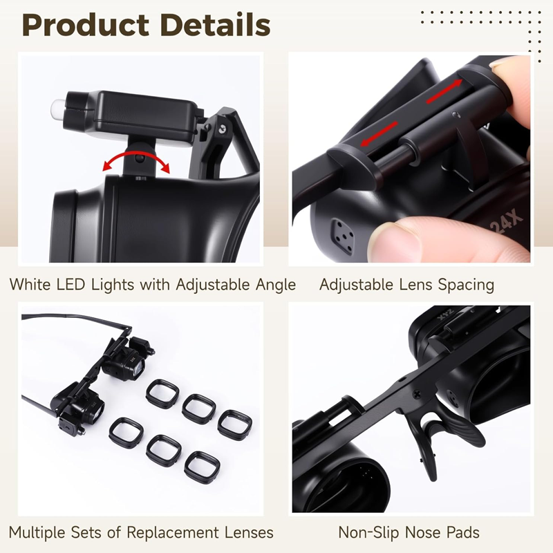 📢📢50% OFF !! ⏰Precision LED Magnifier for Electronics & Crafts