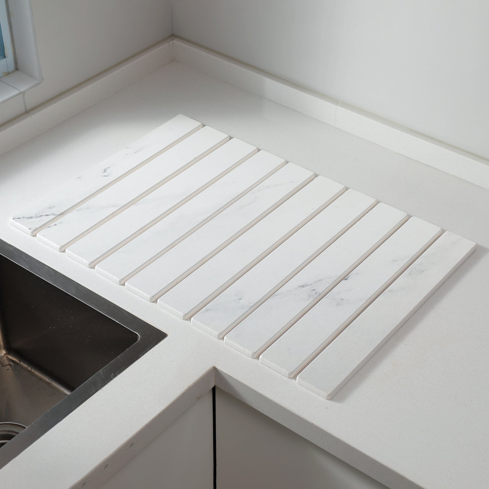 📢📢40% OFF !! ⏰Luxury Marble Effect Diatomaceous Earth Drying Mat – 60-Second Super Absorbent & Heat-Resistant
