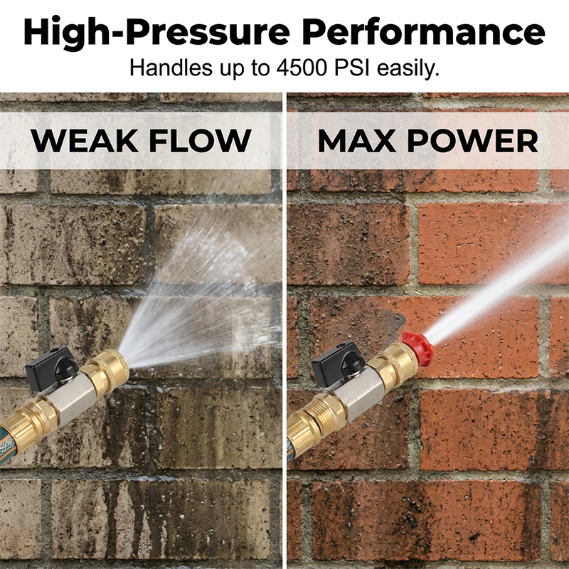 📢📢50% OFF !! ⏰Pressure Washer Quick Connect Shut-Off Valve