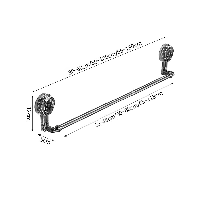 📢📢50% OFF !! ⏰Retractable Suction Cup Towel Bar