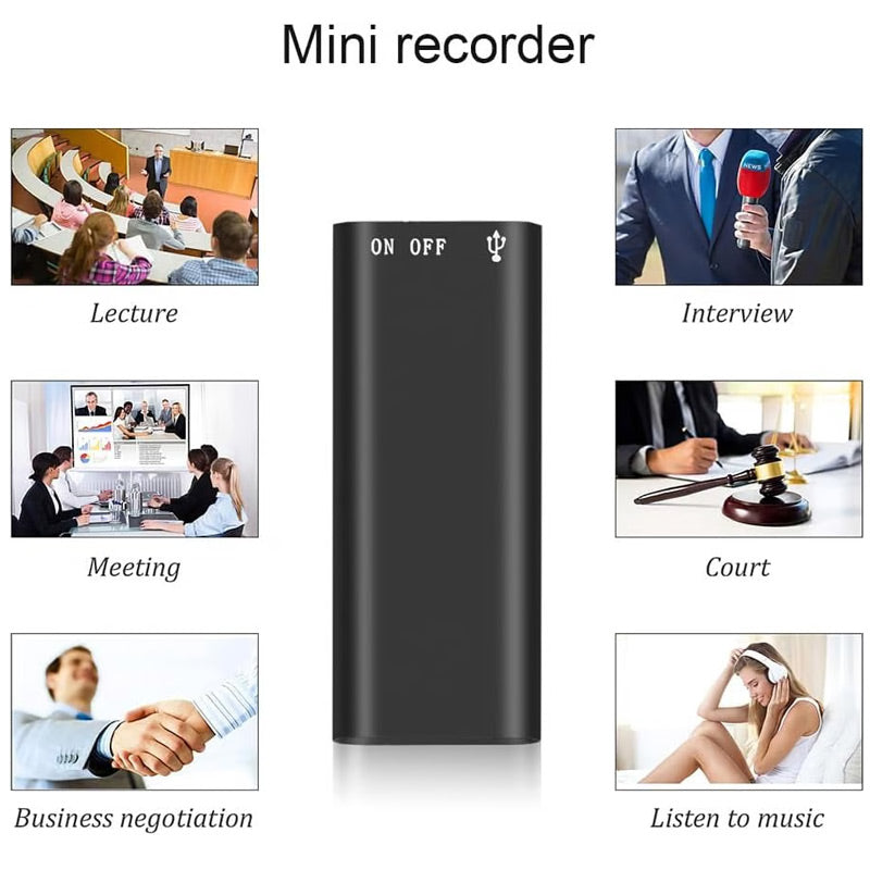 📢📢50% OFF !! ⏰Mini Digital Audio Voice Recorder Pen Dictaphone