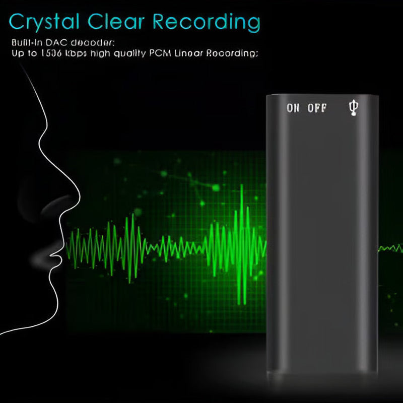 📢📢50% OFF !! ⏰Mini Digital Audio Voice Recorder Pen Dictaphone