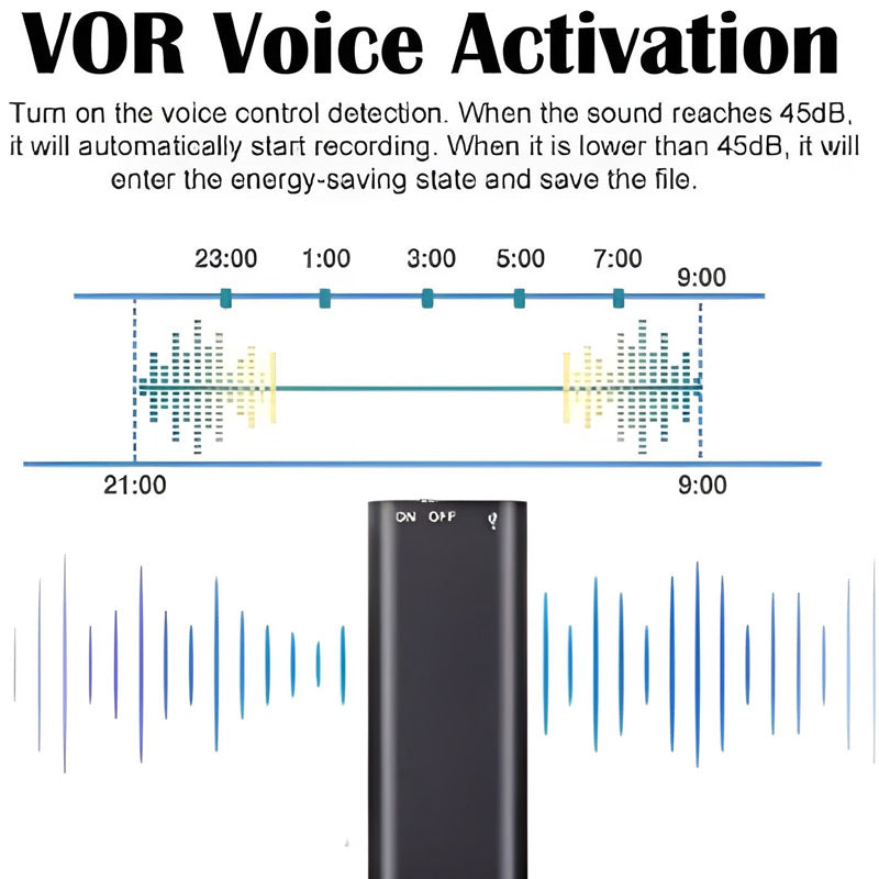📢📢50% OFF !! ⏰Mini Digital Audio Voice Recorder Pen Dictaphone
