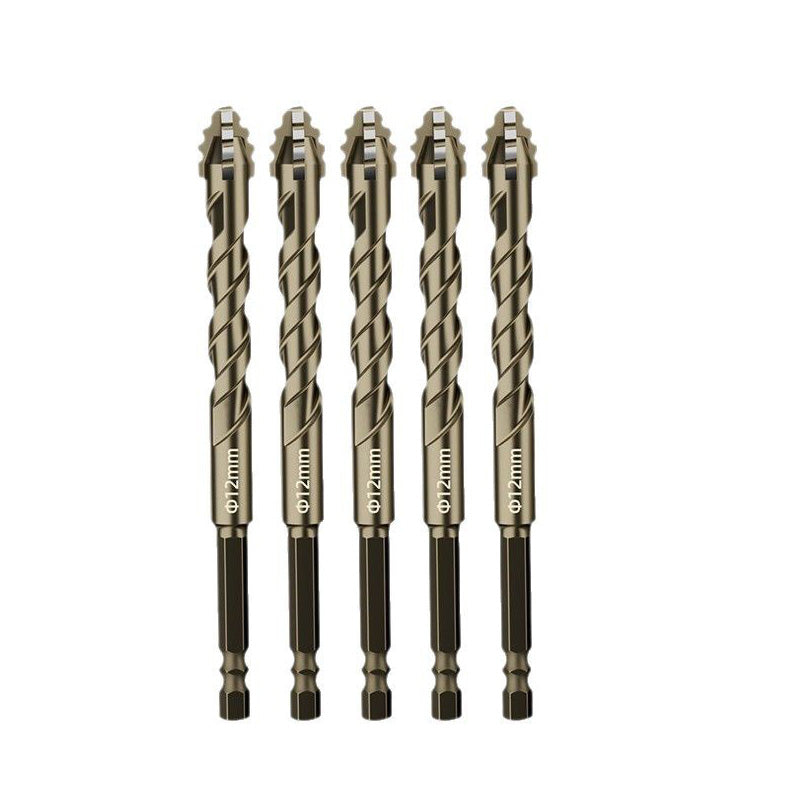 📢📢50% OFF !! ⏰Four-Flute Sawtooth Eccentric Drill Bit 4-PCS Set