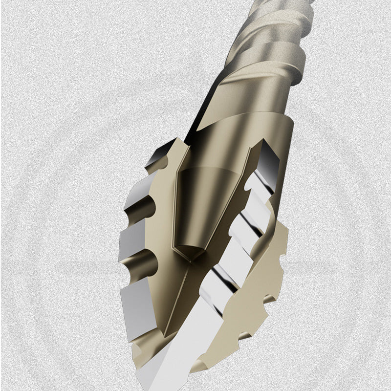 📢📢50% OFF !! ⏰Four-Flute Sawtooth Eccentric Drill Bit 4-PCS Set