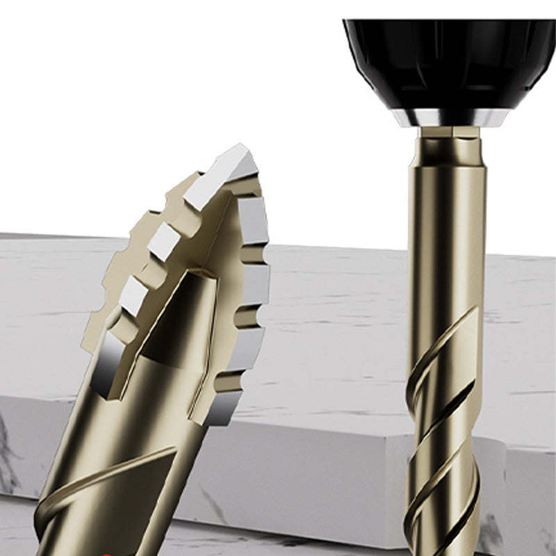📢📢50% OFF !! ⏰Four-Flute Sawtooth Eccentric Drill Bit 4-PCS Set