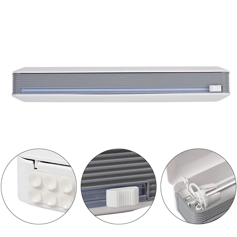 📢📢50% OFF !! ⏰Magnetic Cling Film Dispenser with Slide Cutter