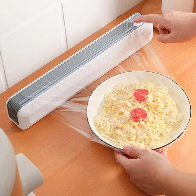 📢📢50% OFF !! ⏰Magnetic Cling Film Dispenser with Slide Cutter