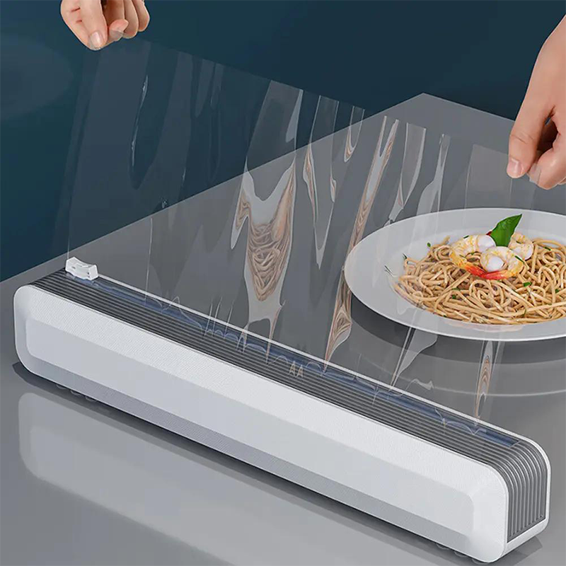 📢📢50% OFF !! ⏰Magnetic Cling Film Dispenser with Slide Cutter