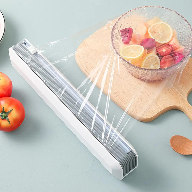 📢📢50% OFF !! ⏰Magnetic Cling Film Dispenser with Slide Cutter