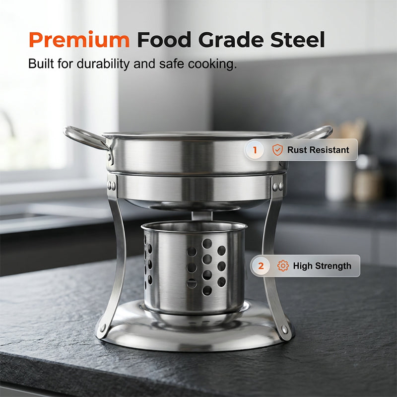 📢📢50% OFF !! ⏰Portable Alcohol Stove for Camping & Hot Pot