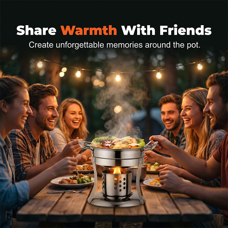 📢📢50% OFF !! ⏰Portable Alcohol Stove for Camping & Hot Pot