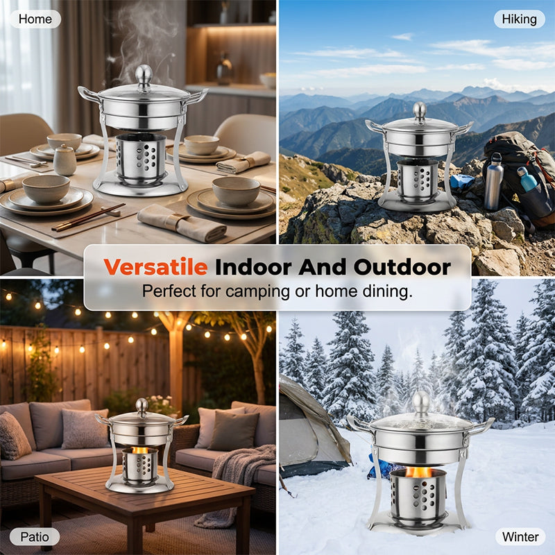 📢📢50% OFF !! ⏰Portable Alcohol Stove for Camping & Hot Pot
