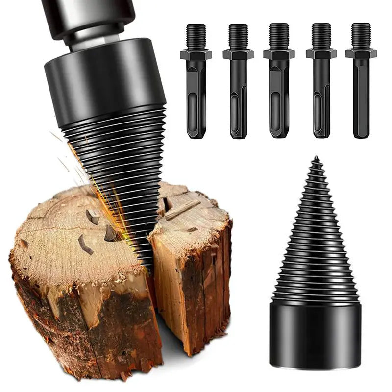 📢📢50% OFF !! ⏰Heavy Duty Log Splitter Screw Cone Drill Bits