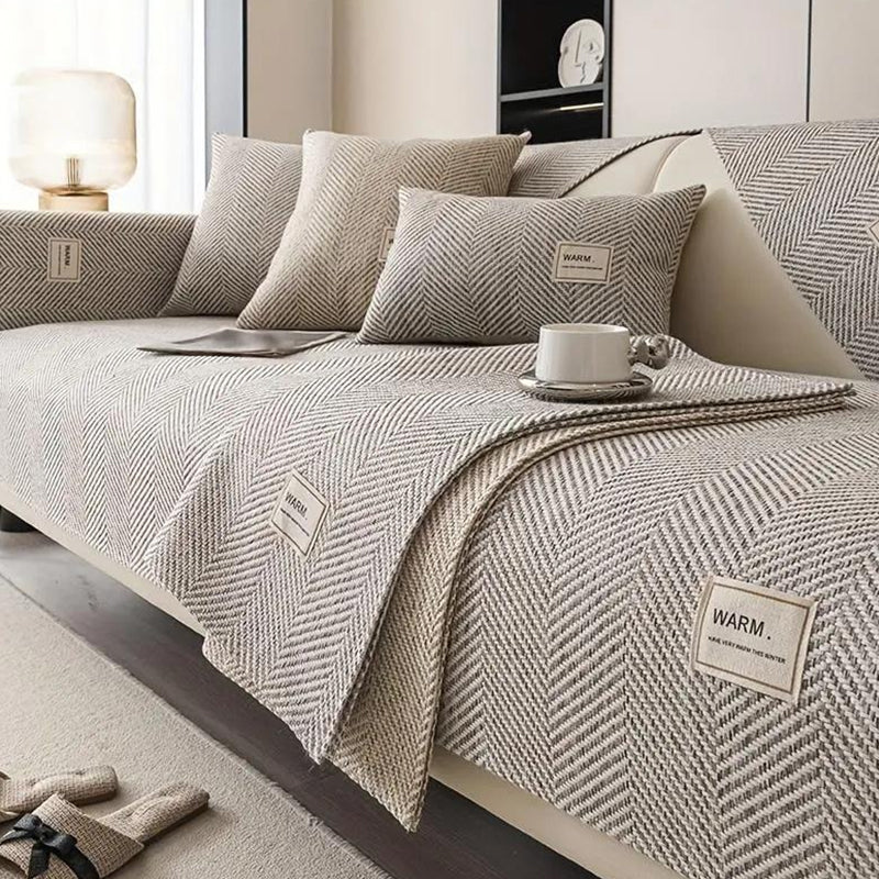 📢📢50% OFF !! ⏰Modern Herringbone Pattern Couch Cover
