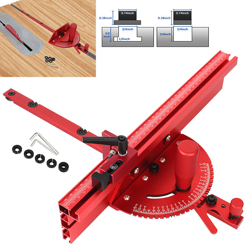 📢📢50% OFF !! ⏰Precision Aluminum Miter Gauge