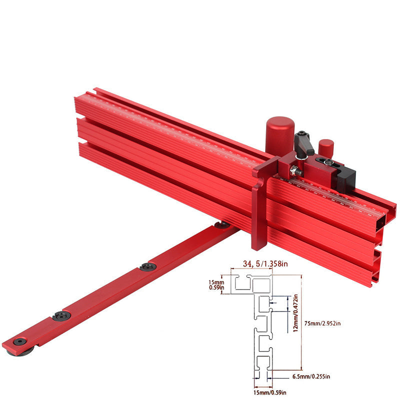 📢📢50% OFF !! ⏰Precision Aluminum Miter Gauge