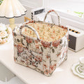 📢📢50% OFF !! ⏰Portable Floral Fabric Storage Basket
