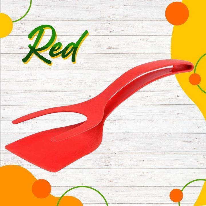 📢📢50% OFF !! ⏰2-in-1 Kitchen Spatula Tongs – Food Grade Silicone Tips, Non-Stick, Heat Resistant, Long Handle ✨