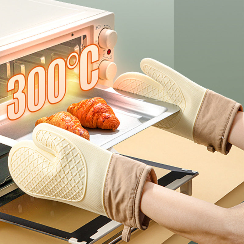 📢📢50% OFF !! ⏰[Practical Gifts] Heat-Resistant Baking Silicone Gloves