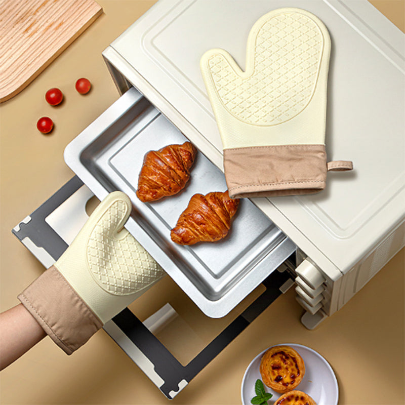 📢📢50% OFF !! ⏰[Practical Gifts] Heat-Resistant Baking Silicone Gloves