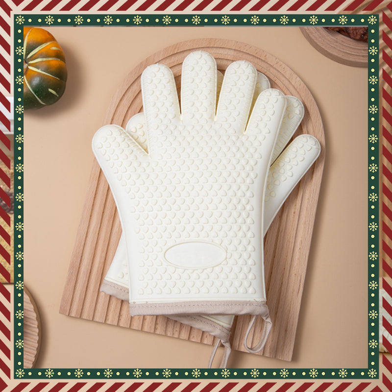 📢📢50% OFF !! ⏰[Practical Gifts] Heat-Resistant Baking Silicone Gloves